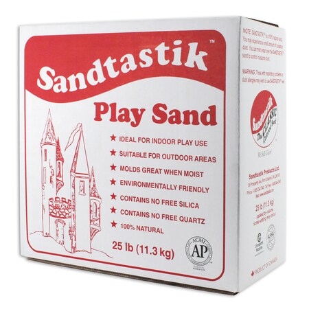 Sandtastik White Play Sand, 25 lbs. PLA25